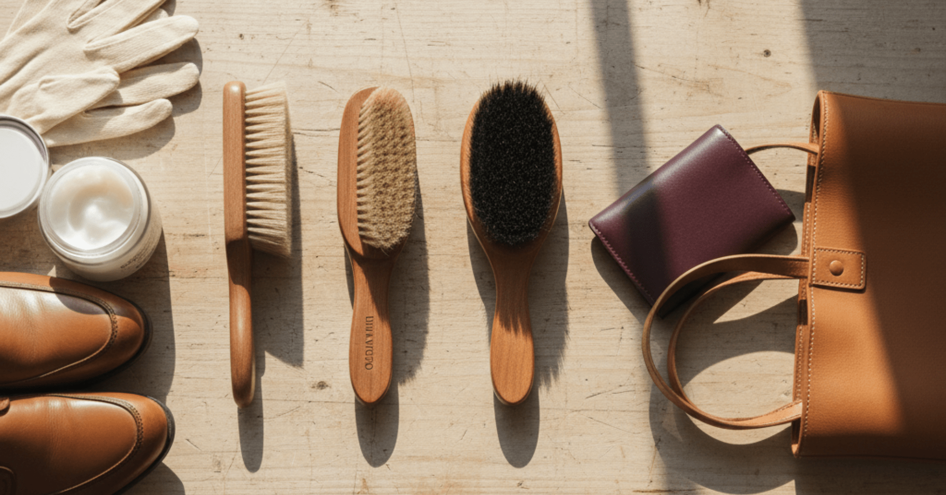 馬毛・豚毛・山羊毛。何が違う?カビを防ぎツヤを宿す「ブラシ選び」の正解