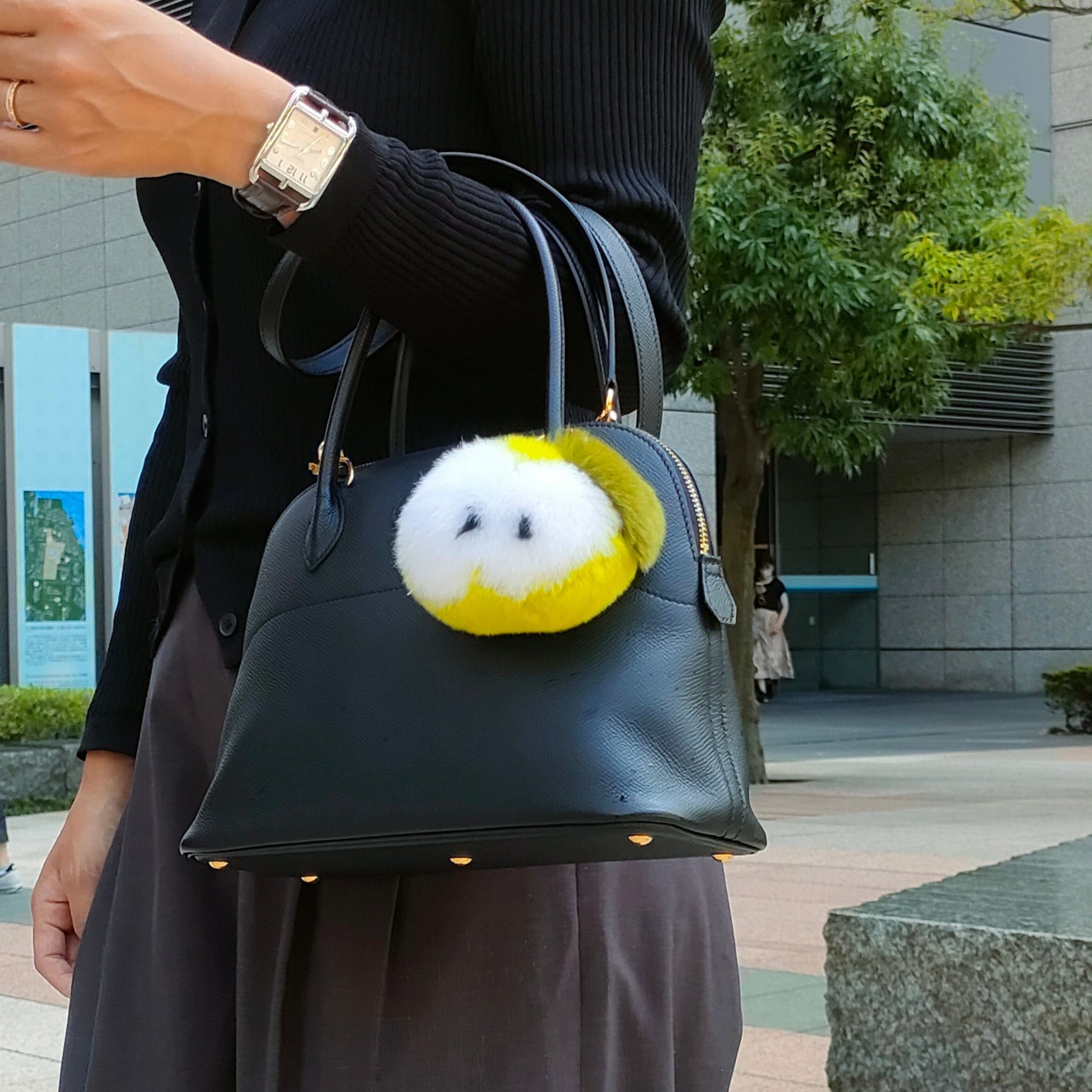 Moelleux グリーンアップルのバッグチャーム