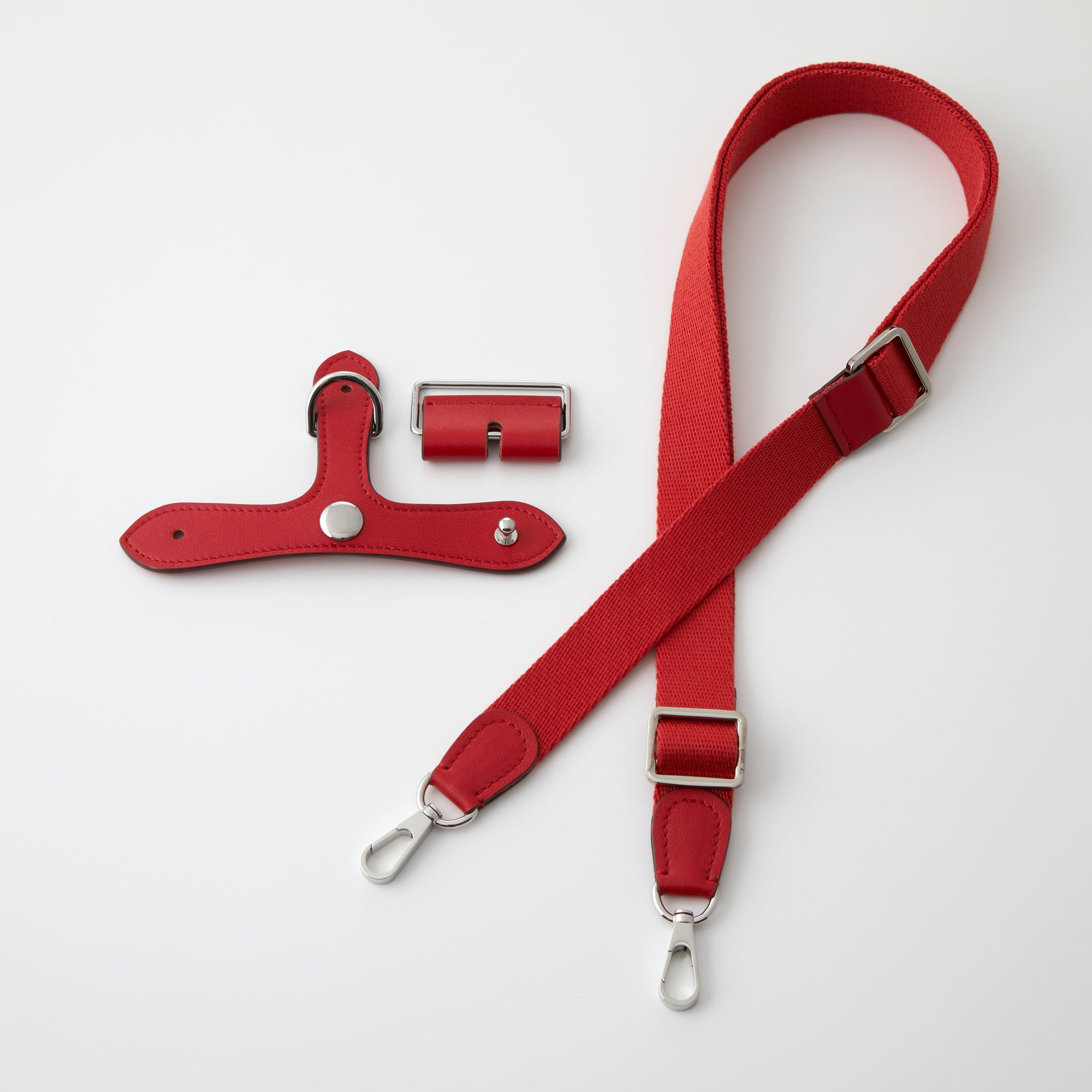 ブリッドアブラック対応ストラップセット レッド