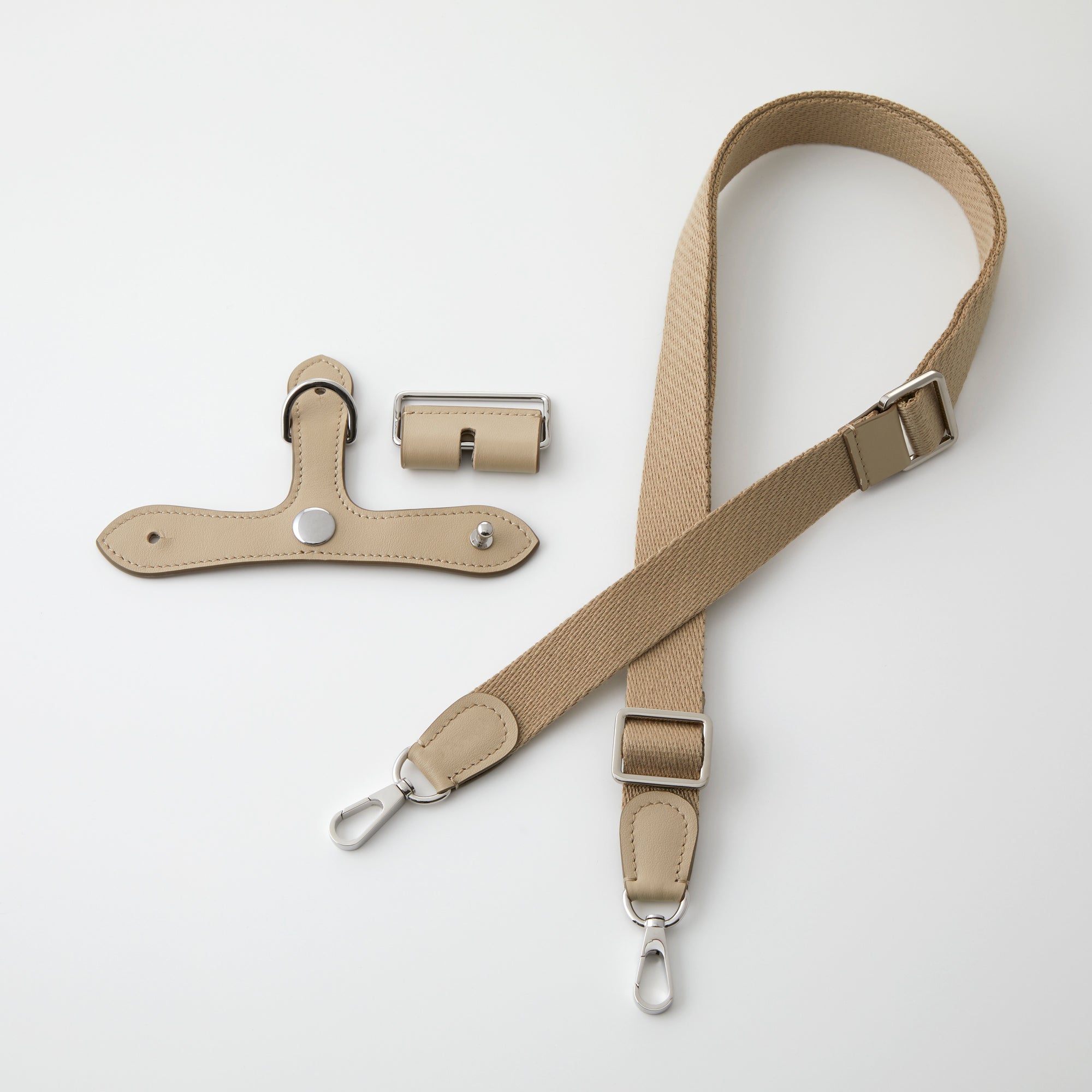 ブリッドアブラック対応ストラップセット ベージュ
