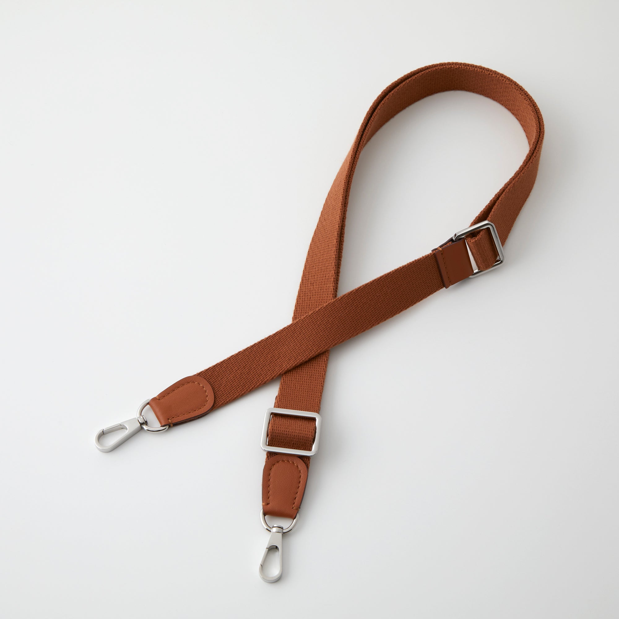 With Me ショルダーストラップ 2.5cm幅/シルバー金具