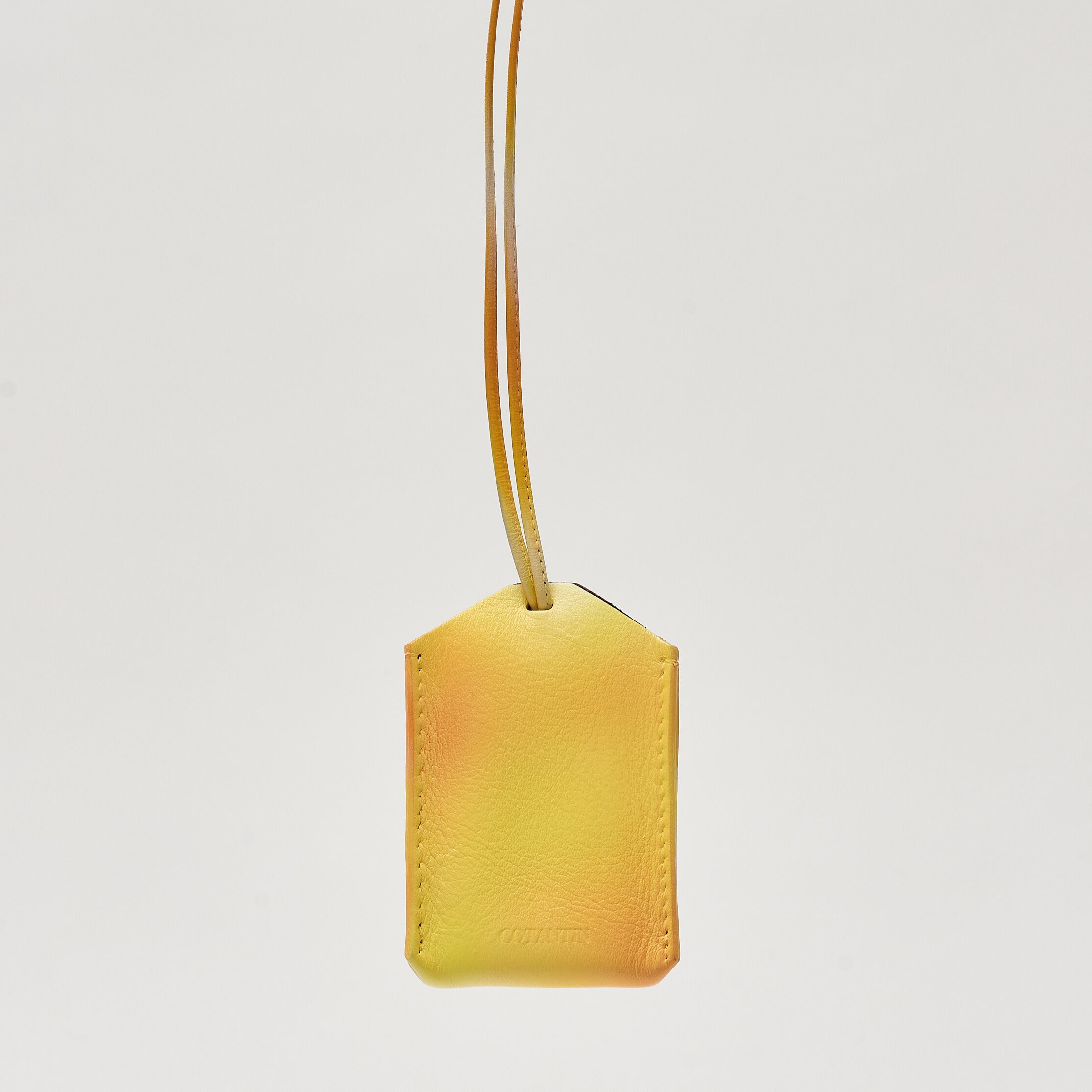ハンドメイド お守りチャーム マスタードイエロー&ライムグリーン お守りチャーム お守りがピッタリ収まるバッグチャーム イエロー