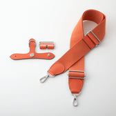 With Me for ブリッドアブラック Orange 5.0cm シルバー ショルダーストラップとアタッチメント