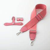 With Me for ブリッドアブラック Flamingo 5.0cm シルバー ショルダーストラップとアタッチメント
