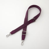 With Me ショルダーストラップ Grape 2.54cm シルバー