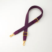 With Me ショルダーストラップ Grape 2.54cm ゴールド