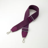 With Me ショルダーストラップ Grape 5.0cm シルバー
