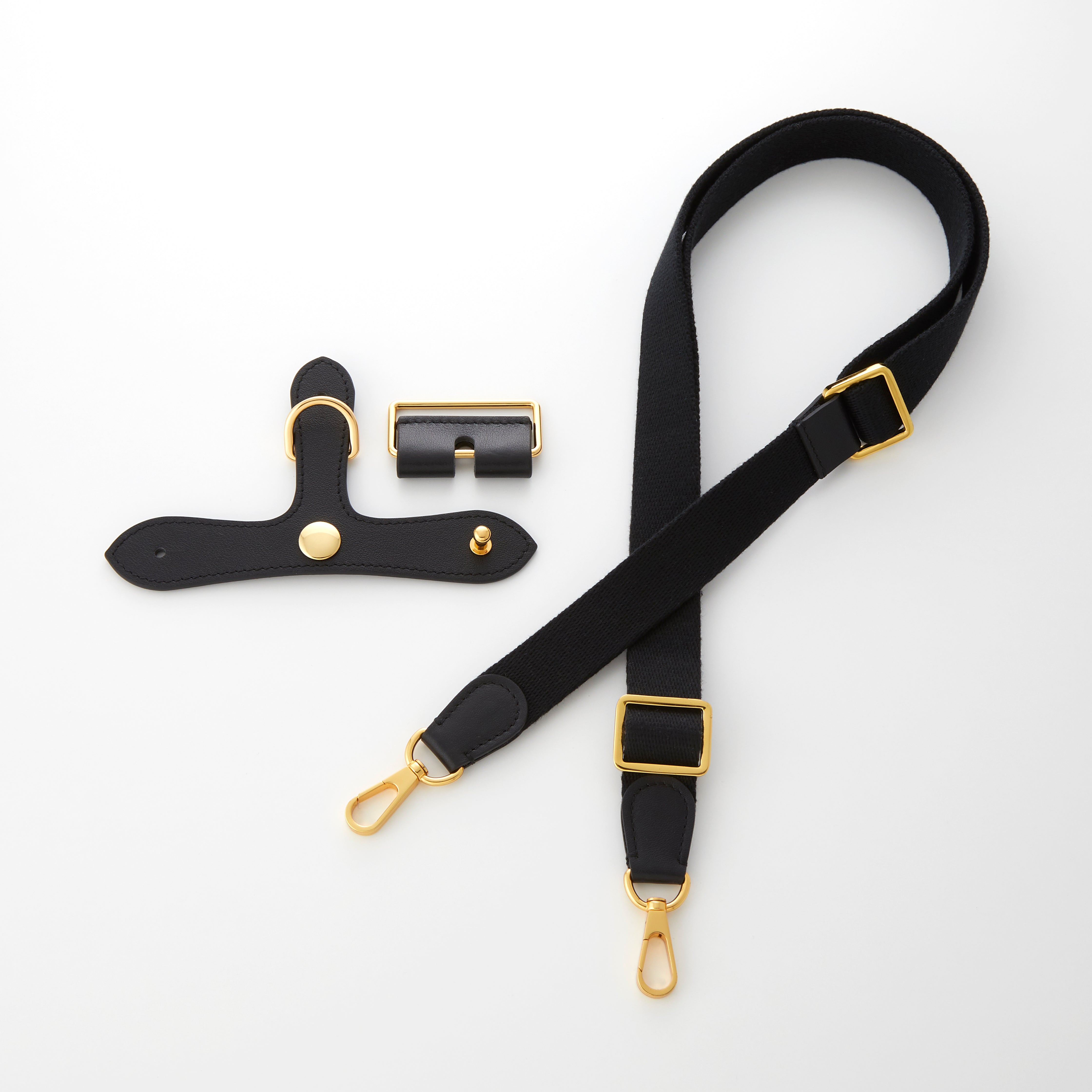 新品 入手困難 エルメス ブリットアブラック ショルダーストラップ付き エルメス ブリッドアブラック専用ストラップ 圧倒的高品質 80-110cm
