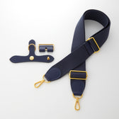 With Me for ブリッドアブラック Blueberry 5.0cm ゴールド ショルダーストラップとアタッチメント