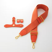 With Me for ブリッドアブラック Orange 5.0cm ゴールド ショルダーストラップとアタッチメント