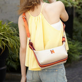 With Me for ブリッドアブラック Orange 2.54cm シルバー ショルダーストラップとアタッチメント 装着例