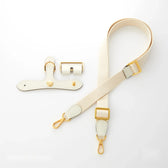With Me for ブリッドアブラック Swan 2.54cm ゴールド ショルダーストラップとアタッチメント