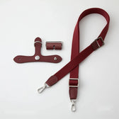 With Me for ブリッドアブラック Wine 2.54cm シルバー ショルダーストラップとアタッチメント