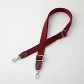 With Me ショルダーストラップ Wine 2.54cm シルバー